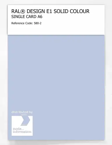 Artikelbild des Artikels “RAL® EFFECT E1 SINGLE CARD 500 SERIES 580-2 “