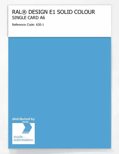 Artikelbild des Artikels “RAL® EFFECT E1 SINGLE CARD 600 SERIES 630-1 “