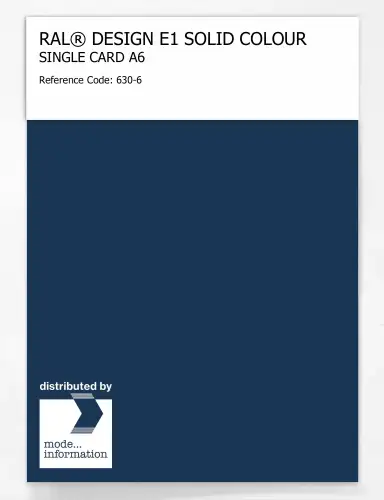 Artikelbild des Artikels “RAL® EFFECT E1 SINGLE CARD 600 SERIES 630-6 “