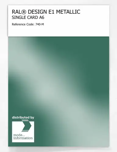 Artikelbild des Artikels “RAL® EFFECT E1 SINGLE CARD 700 SERIES 740-M METALLIC “
