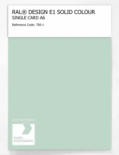 Artikelbild des Artikels “RAL® EFFECT E1 SINGLE CARD 700 SERIES 750-1 “
