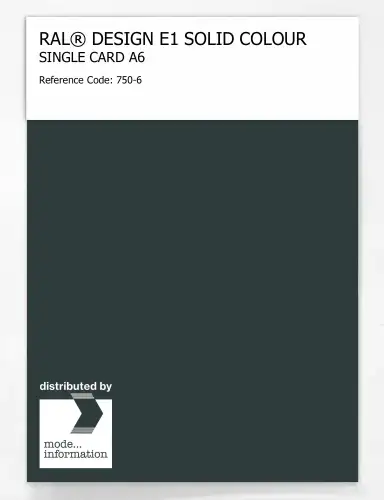 Artikelbild des Artikels “RAL® EFFECT E1 SINGLE CARD 700 SERIES 750-6 “