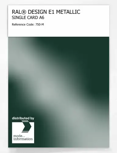 Artikelbild des Artikels “RAL® EFFECT E1 SINGLE CARD 700 SERIES 750-M METALLIC “