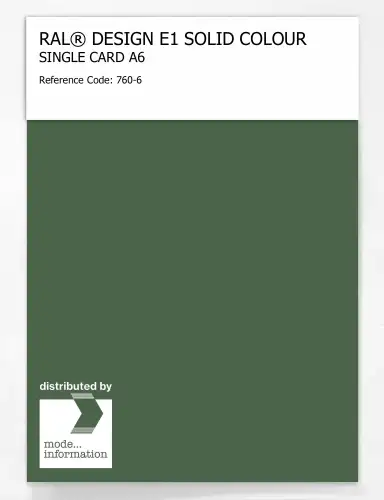 Artikelbild des Artikels “RAL® EFFECT E1 SINGLE CARD 700 SERIES 760-6 “