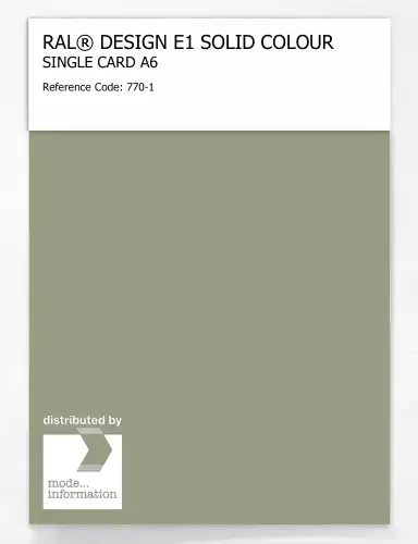 Artikelbild des Artikels “RAL® EFFECT E1 SINGLE CARD 700 SERIES 770-1 “