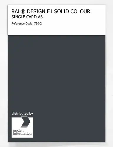 Artikelbild des Artikels “RAL® EFFECT E1 SINGLE CARD 700 SERIES 790-2 “