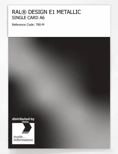 Artikelbild des Artikels “RAL® EFFECT E1 SINGLE CARD 700 SERIES 790-M METALLIC “