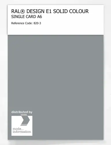 Artikelbild des Artikels “RAL® EFFECT E1 SINGLE CARD 800 SERIES 820-3 “