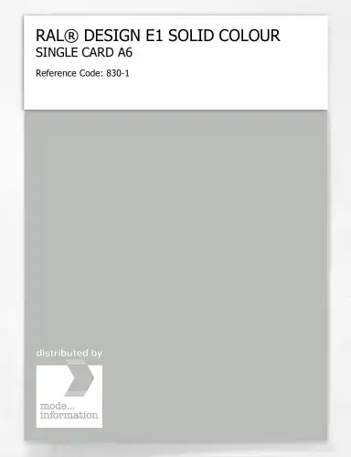 Artikelbild des Artikels “RAL® EFFECT E1 SINGLE CARD 800 SERIES 830-1 “