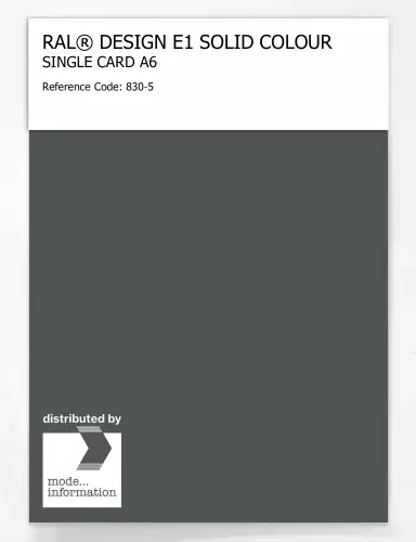 Artikelbild des Artikels “RAL® EFFECT E1 SINGLE CARD 800 SERIES 830-5 “