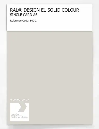 Artikelbild des Artikels “RAL® EFFECT E1 SINGLE CARD 800 SERIES 840-2 “