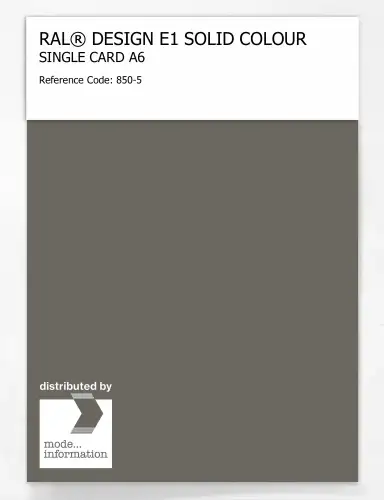 Artikelbild des Artikels “RAL® EFFECT E1 SINGLE CARD 800 SERIES 850-5 “