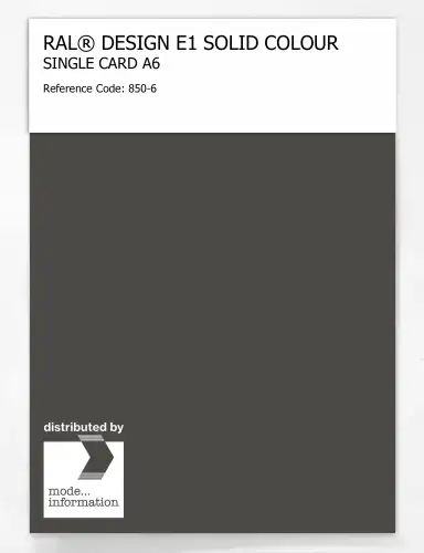 Artikelbild des Artikels “RAL® EFFECT E1 SINGLE CARD 800 SERIES 850-6 “