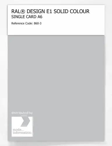 Artikelbild des Artikels “RAL® EFFECT E1 SINGLE CARD 800 SERIES 860-3 “