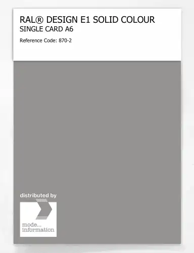Artikelbild des Artikels “RAL® EFFECT E1 SINGLE CARD 800 SERIES 870-2 “