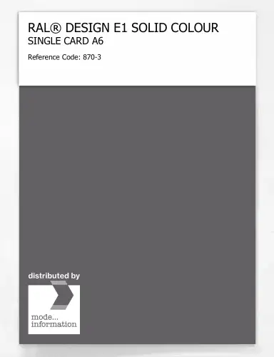 Artikelbild des Artikels “RAL® EFFECT E1 SINGLE CARD 800 SERIES 870-3 “