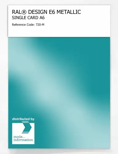 Artikelbild des Artikels “RAL® EFFECT E6 SINGLE CARD 700 SERIES 720-M METALLIC “
