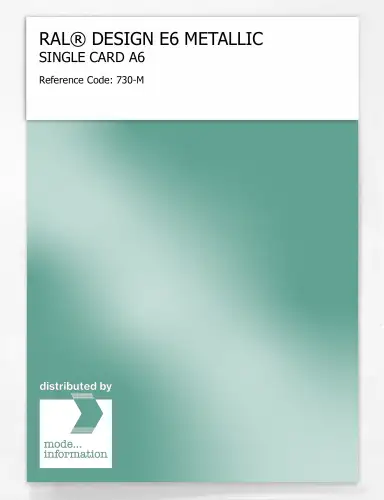 Artikelbild des Artikels “RAL® EFFECT E6 SINGLE CARD 700 SERIES 730-M METALLIC “