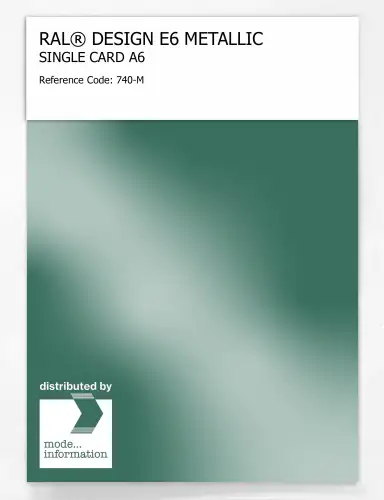 Artikelbild des Artikels “RAL® EFFECT E6 SINGLE CARD 700 SERIES 740-M METALLIC “