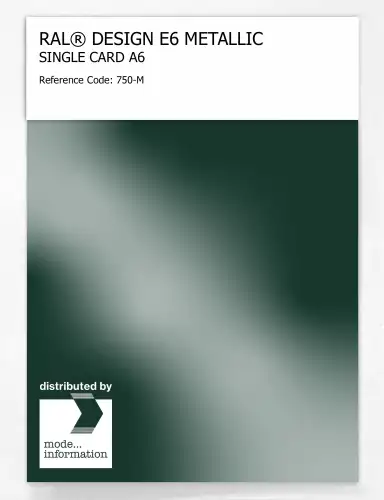 Artikelbild des Artikels “RAL® EFFECT E6 SINGLE CARD 700 SERIES 750-M METALLIC “