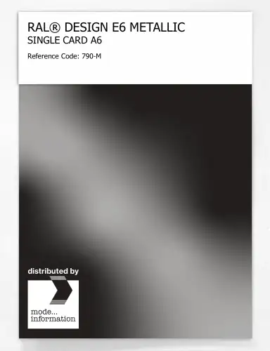 Artikelbild des Artikels “RAL® EFFECT E6 SINGLE CARD 700 SERIES 790-M METALLIC “