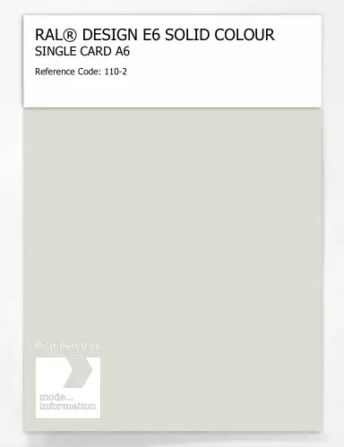 Artikelbild des Artikels “RAL® EFFECT E6 SINGLE SHEET 100 SERIES A6 110-2 “