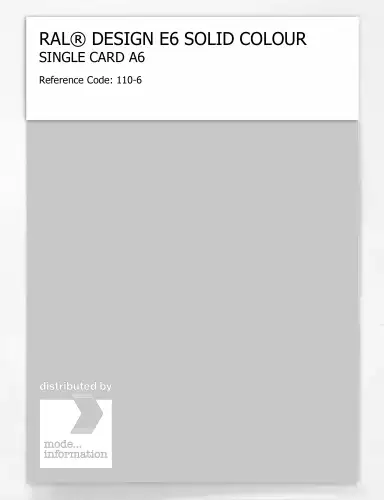Artikelbild des Artikels “RAL® EFFECT E6 SINGLE SHEET 100 SERIES A6 110-6 “