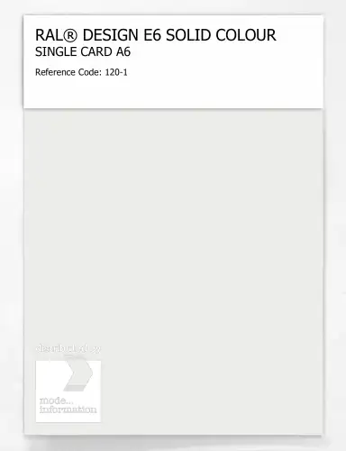 Artikelbild des Artikels “RAL® EFFECT E6 SINGLE SHEET 100 SERIES A6 120-1 “