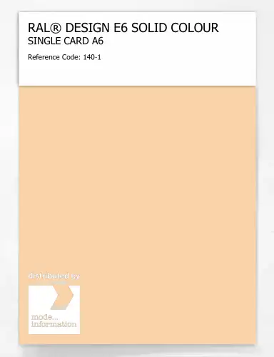 Artikelbild des Artikels “RAL® EFFECT E6 SINGLE SHEET 100 SERIES A6 140-1 “