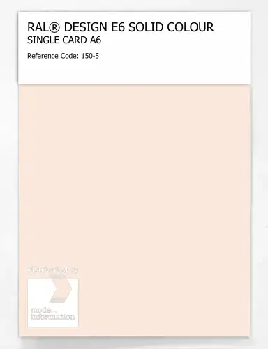 Artikelbild des Artikels “RAL® EFFECT E6 SINGLE SHEET 100 SERIES A6 150-5 “