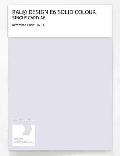 Artikelbild des Artikels “RAL® EFFECT E6 SINGLE SHEET 100 SERIES A6 160-1 “