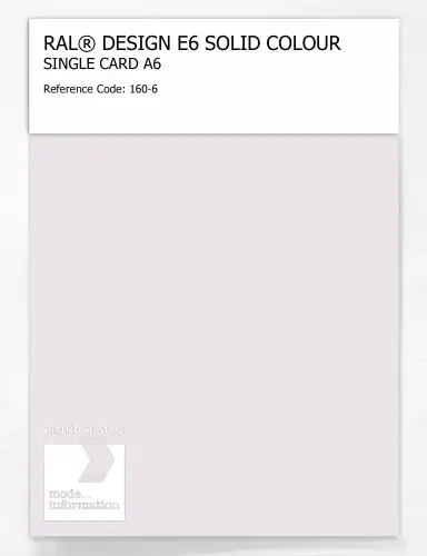 Artikelbild des Artikels “RAL® EFFECT E6 SINGLE SHEET 100 SERIES A6 160-6 “