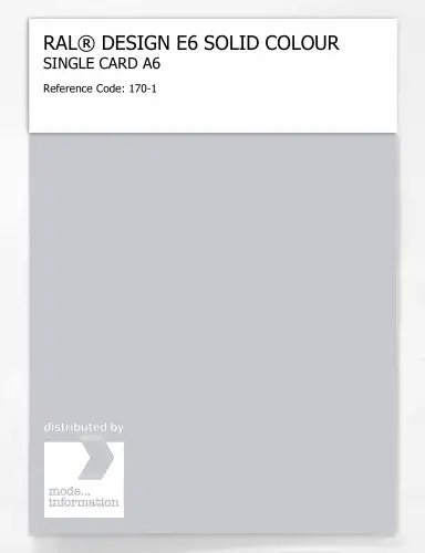 Artikelbild des Artikels “RAL® EFFECT E6 SINGLE SHEET 100 SERIES A6 170-1 “