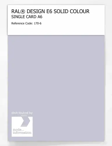 Artikelbild des Artikels “RAL® EFFECT E6 SINGLE SHEET 100 SERIES A6 170-6 “