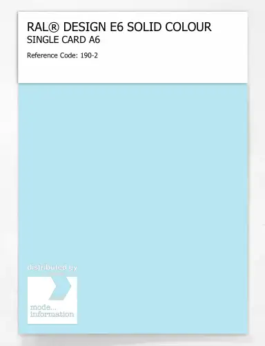 Artikelbild des Artikels “RAL® EFFECT E6 SINGLE SHEET 100 SERIES A6 190-2 “