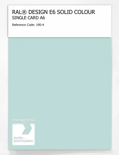 Artikelbild des Artikels “RAL® EFFECT E6 SINGLE SHEET 100 SERIES A6 190-4 “
