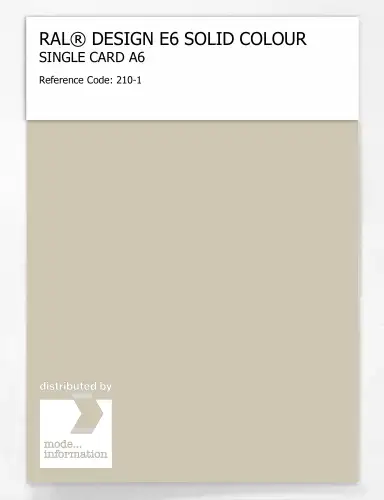 Artikelbild des Artikels “RAL® EFFECT E6 SINGLE SHEET 200 SERIES A6 210-1 “