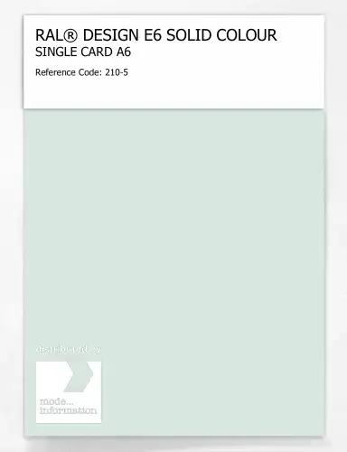 Artikelbild des Artikels “RAL® EFFECT E6 SINGLE SHEET 200 SERIES A6 210-5 “
