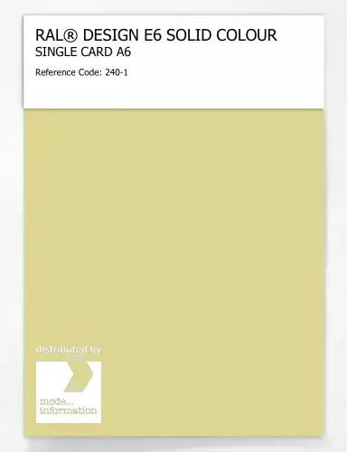 Artikelbild des Artikels “RAL® EFFECT E6 SINGLE SHEET 200 SERIES A6 240-1 “