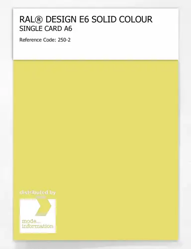 Artikelbild des Artikels “RAL® EFFECT E6 SINGLE SHEET 200 SERIES A6 250-2 “