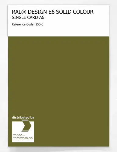 Artikelbild des Artikels “RAL® EFFECT E6 SINGLE SHEET 200 SERIES A6 250-6 “