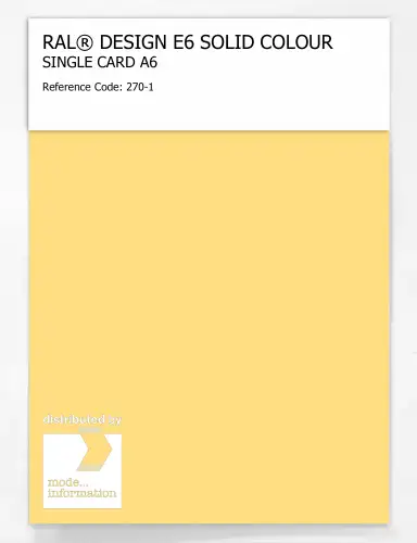 Artikelbild des Artikels “RAL® EFFECT E6 SINGLE SHEET 200 SERIES A6 270-1 “