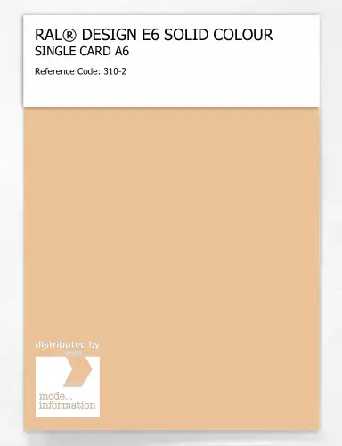 Artikelbild des Artikels “RAL® EFFECT E6 SINGLE SHEET 300 SERIES A6 310-2 “