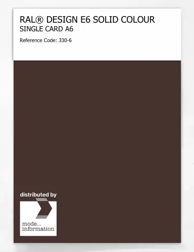 Artikelbild des Artikels “RAL® EFFECT E6 SINGLE SHEET 300 SERIES A6 330-6 “