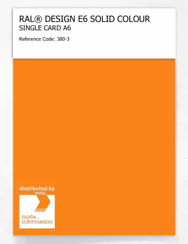 Artikelbild des Artikels “RAL® EFFECT E6 SINGLE SHEET 300 SERIES A6 380-3 “