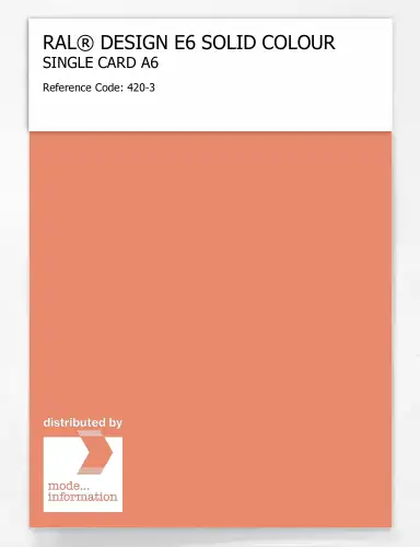 Artikelbild des Artikels “RAL® EFFECT E6 SINGLE SHEET 400 SERIES A6 420-3 “