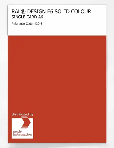 Artikelbild des Artikels “RAL® EFFECT E6 SINGLE SHEET 400 SERIES A6 430-6 “