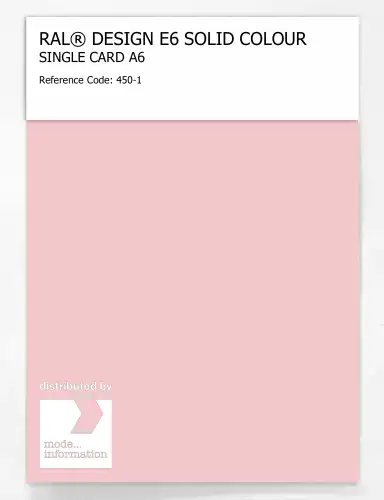 Artikelbild des Artikels “RAL® EFFECT E6 SINGLE SHEET 400 SERIES A6 450-1 “