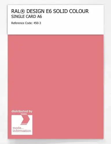 Artikelbild des Artikels “RAL® EFFECT E6 SINGLE SHEET 400 SERIES A6 450-3 “