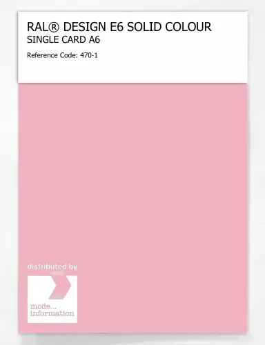 Artikelbild des Artikels “RAL® EFFECT E6 SINGLE SHEET 400 SERIES A6 470-1 “